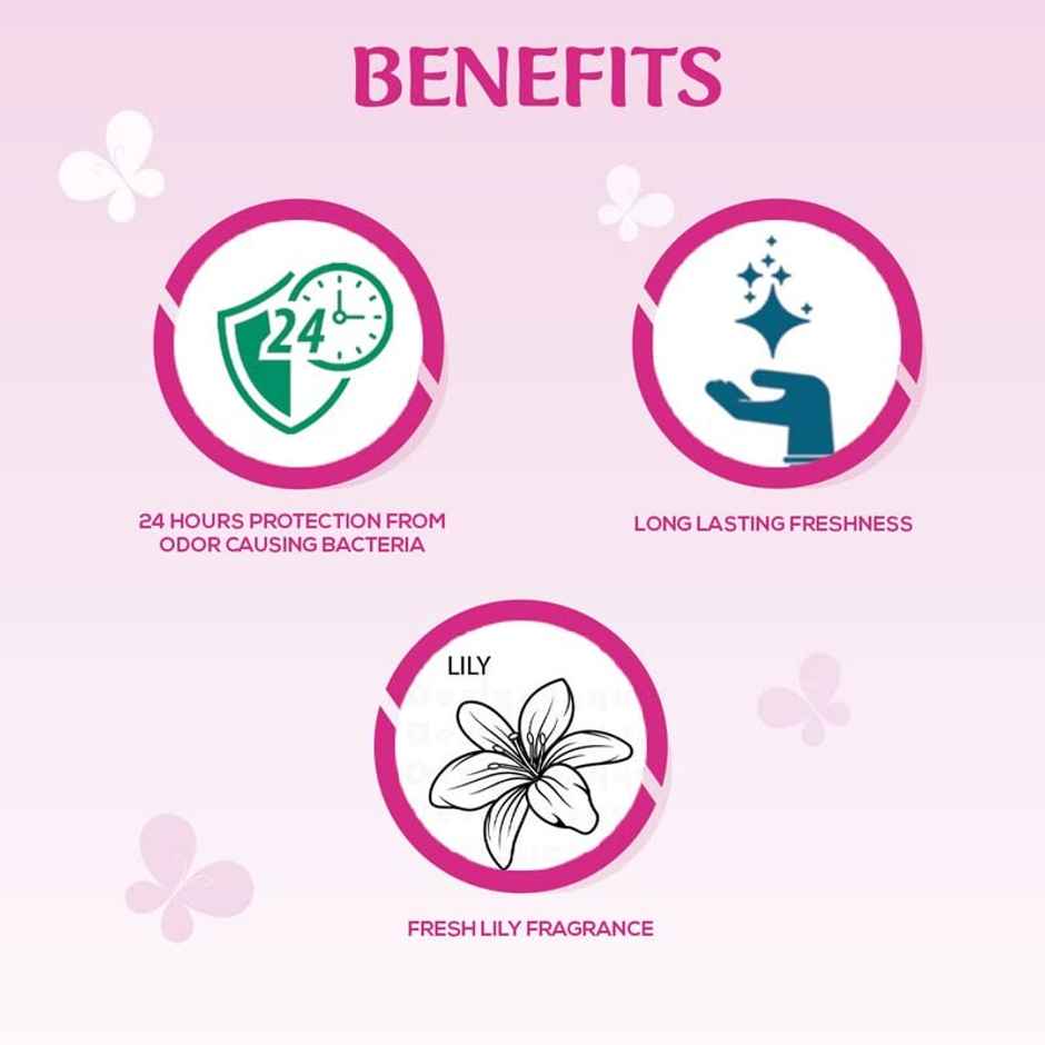 Spinz Mystic White Perfumed Deo For Women With Fresh Lily Fragrance