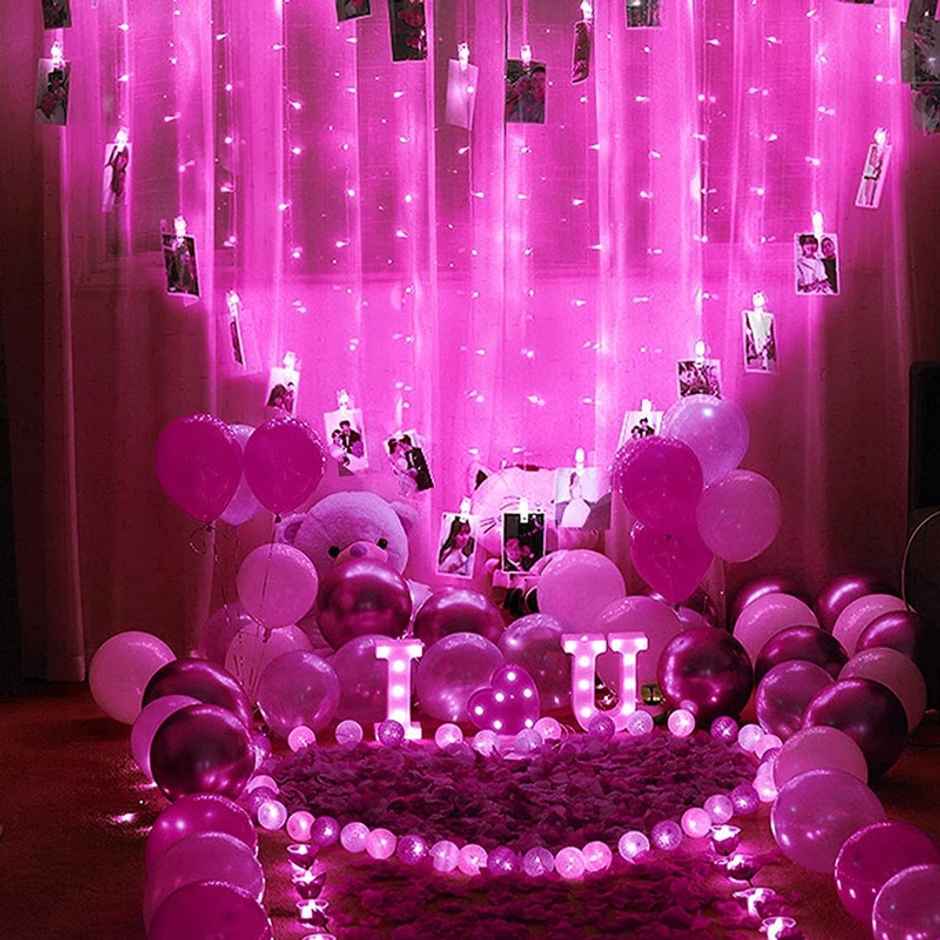 Desidiya Rice String Lights - 12 Meters Pink Soft And Romantic Lighting For Special Moments