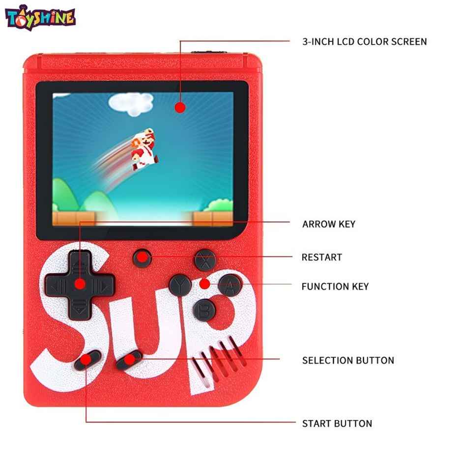 Toyshine Sup Game Box, 400 In One Handheld Game Console Can Connect To A Tv (Multicolour)