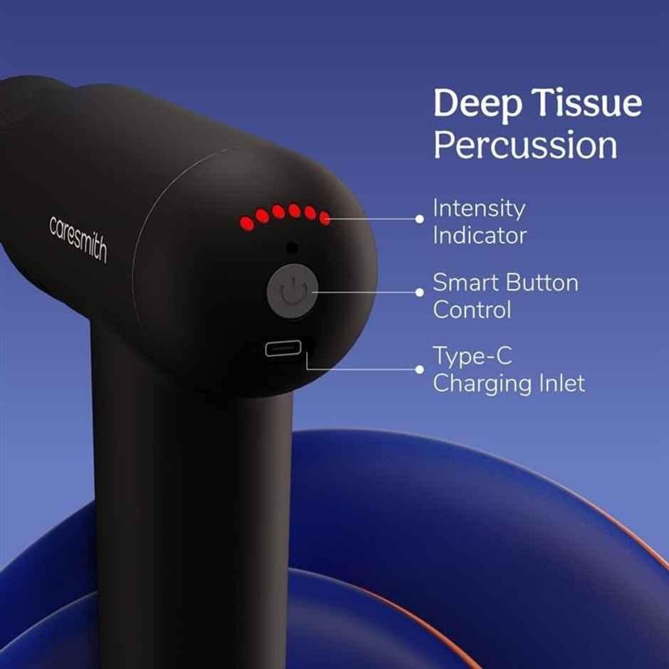 Caresmith Charge Boost Massage Gun True Percussion Massager Machine Pain Relief For Men And Women