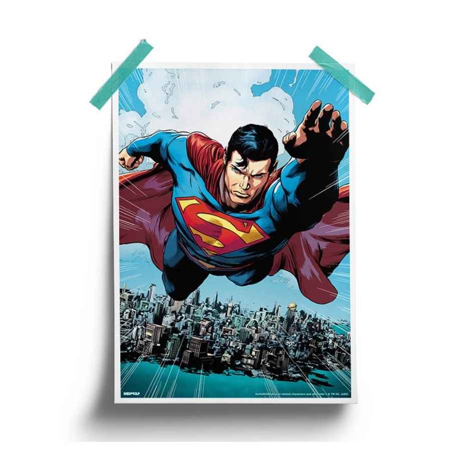 House Of Festivals Storming Through - Superman Official Poster