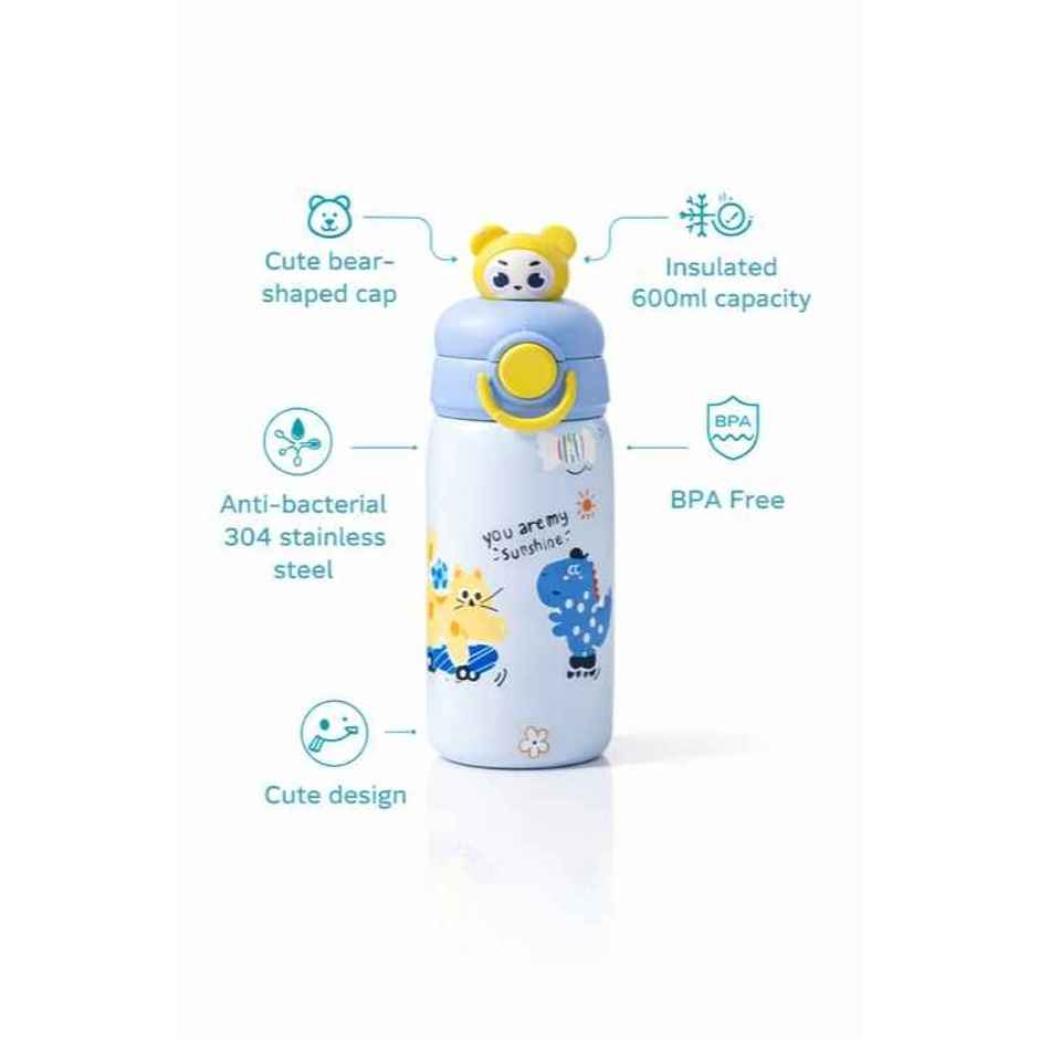 DesignLand You are my sunshine Water Bottle | Blue | 550 ml