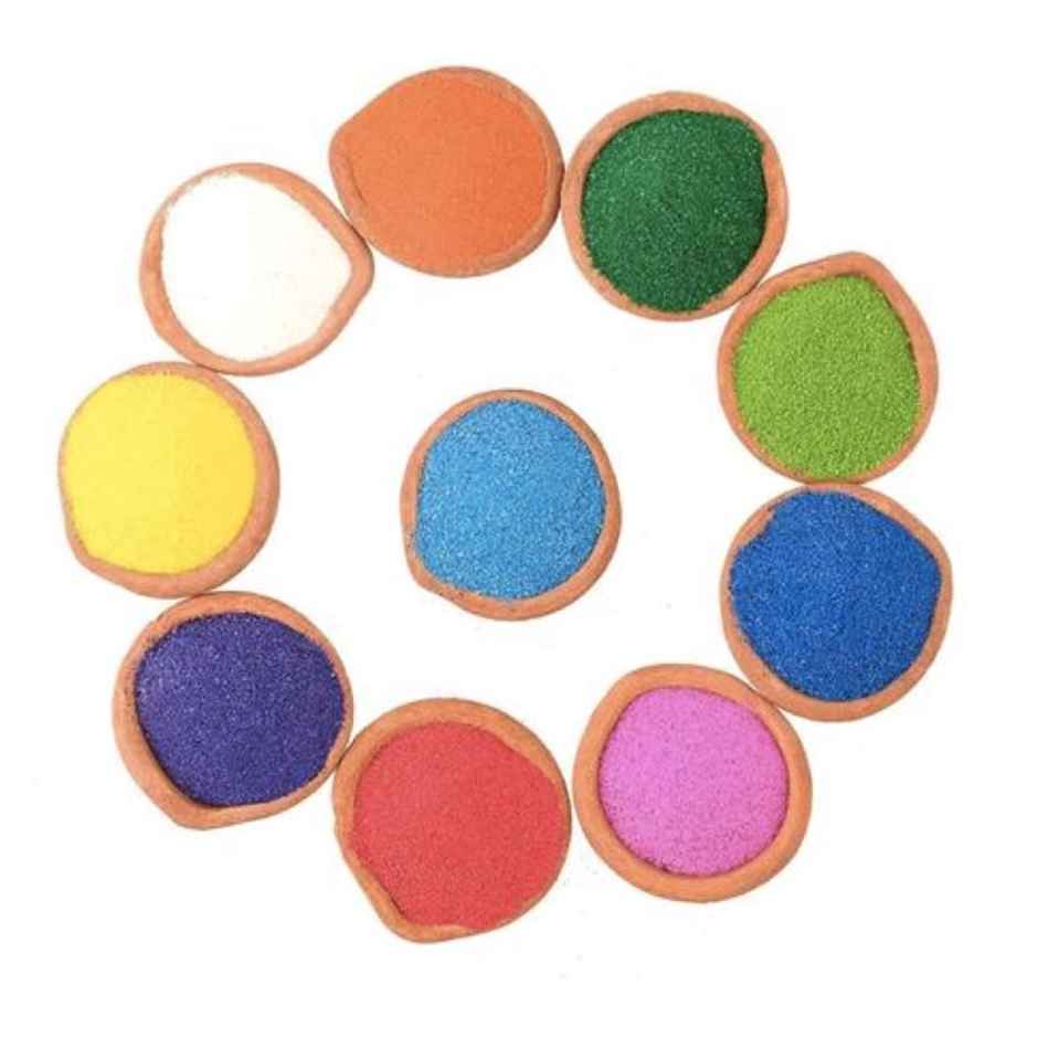 Eco Friendly Rangoli Colours Assorted | Gullak
