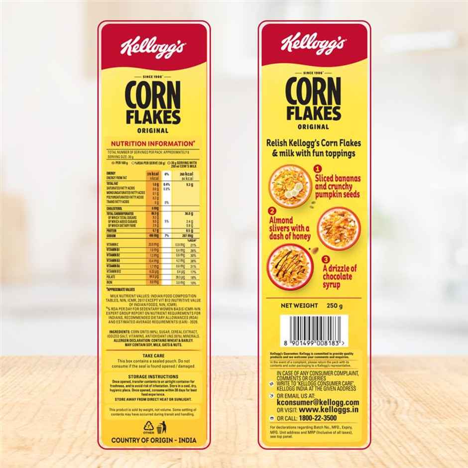 Kellogg's Corn Flakes Original | Power Breakfast | 7 Vitamins