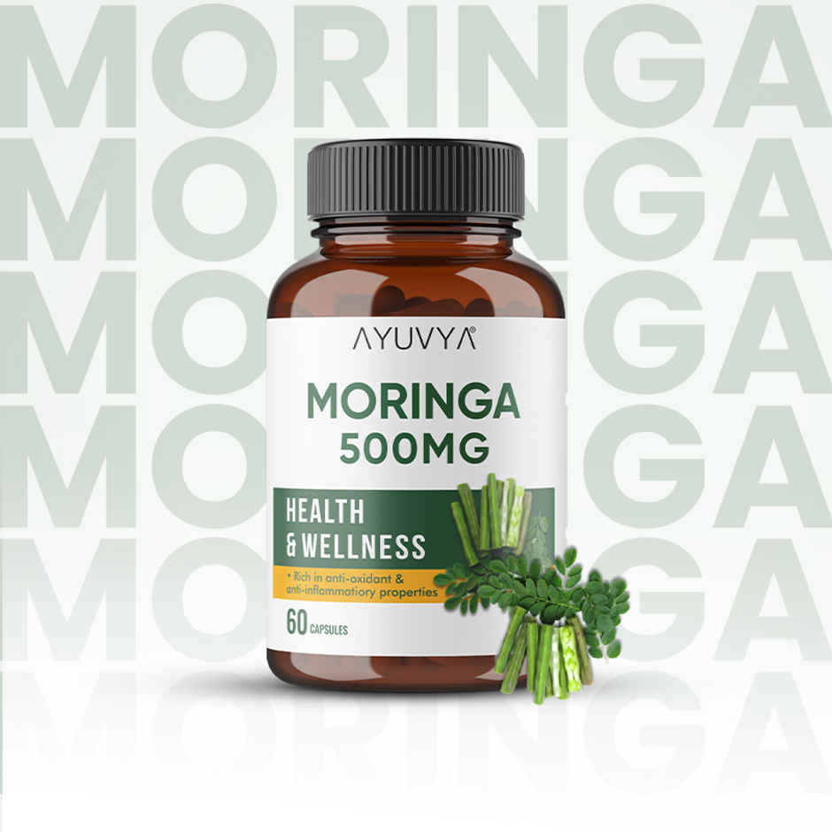 Ayuvya Moringa Capsules for Health & Wellness