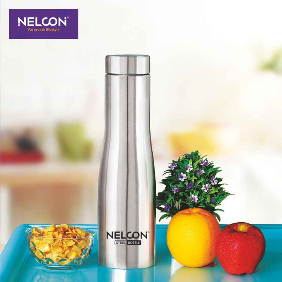 Nelcon Blue Bell Stainless Steel Bottle | BPA Free | Spill Proof | Food Grade | 1000 ml