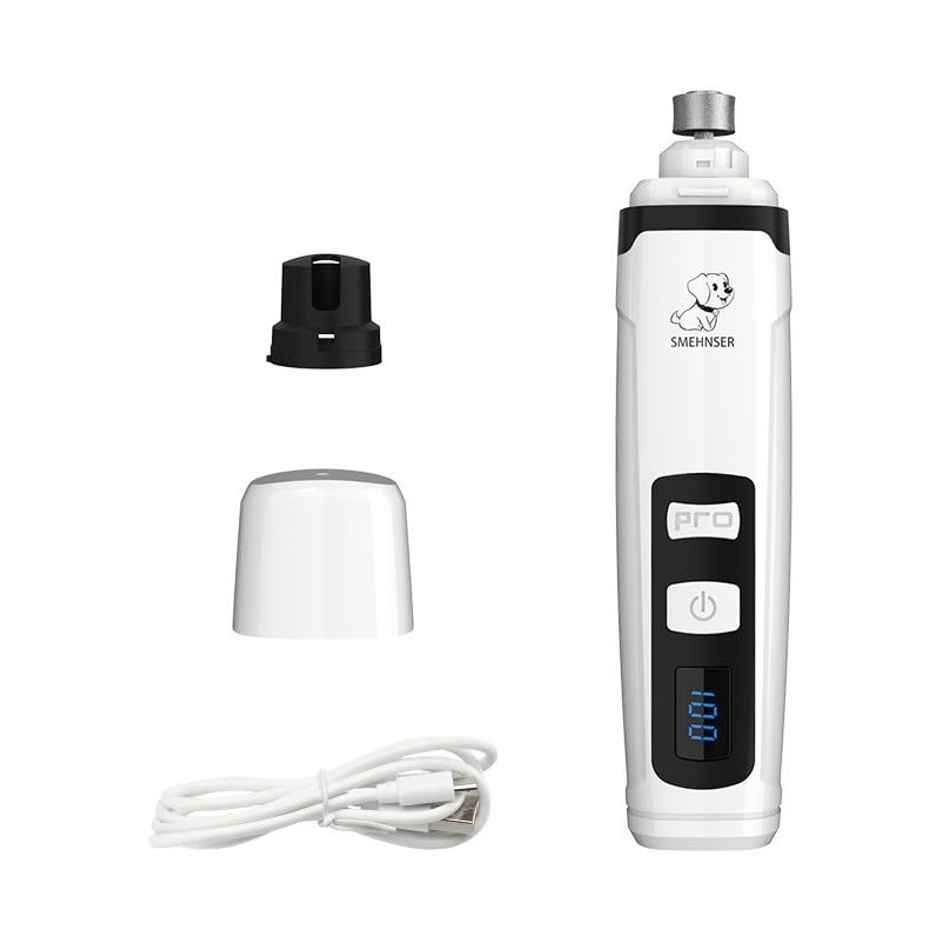 Petcrux Professional Electric Dog Nail Grinder Trimmer For Cat & Dog