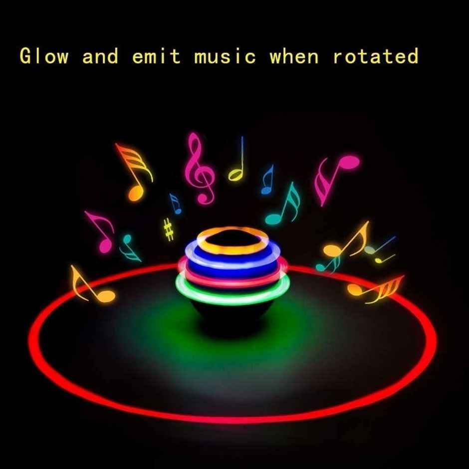 Fablue Spinning Top Magic Toy For Kids With Flashing Led Lights And Sound|Musical Toy | Multicolor