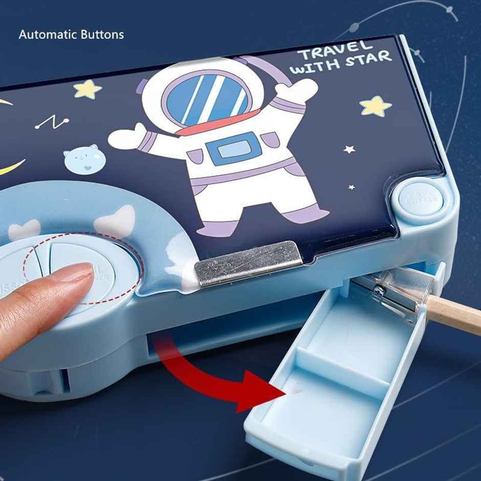 Fablue Astronaut Multi-Functional Pencil Box | Dark Blue