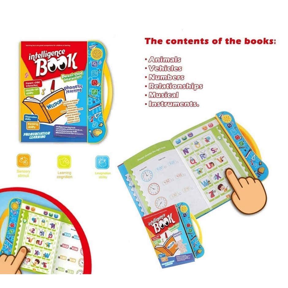 Fablue Intelligence Musical Study Book For Kids - Educational And Learning Toy