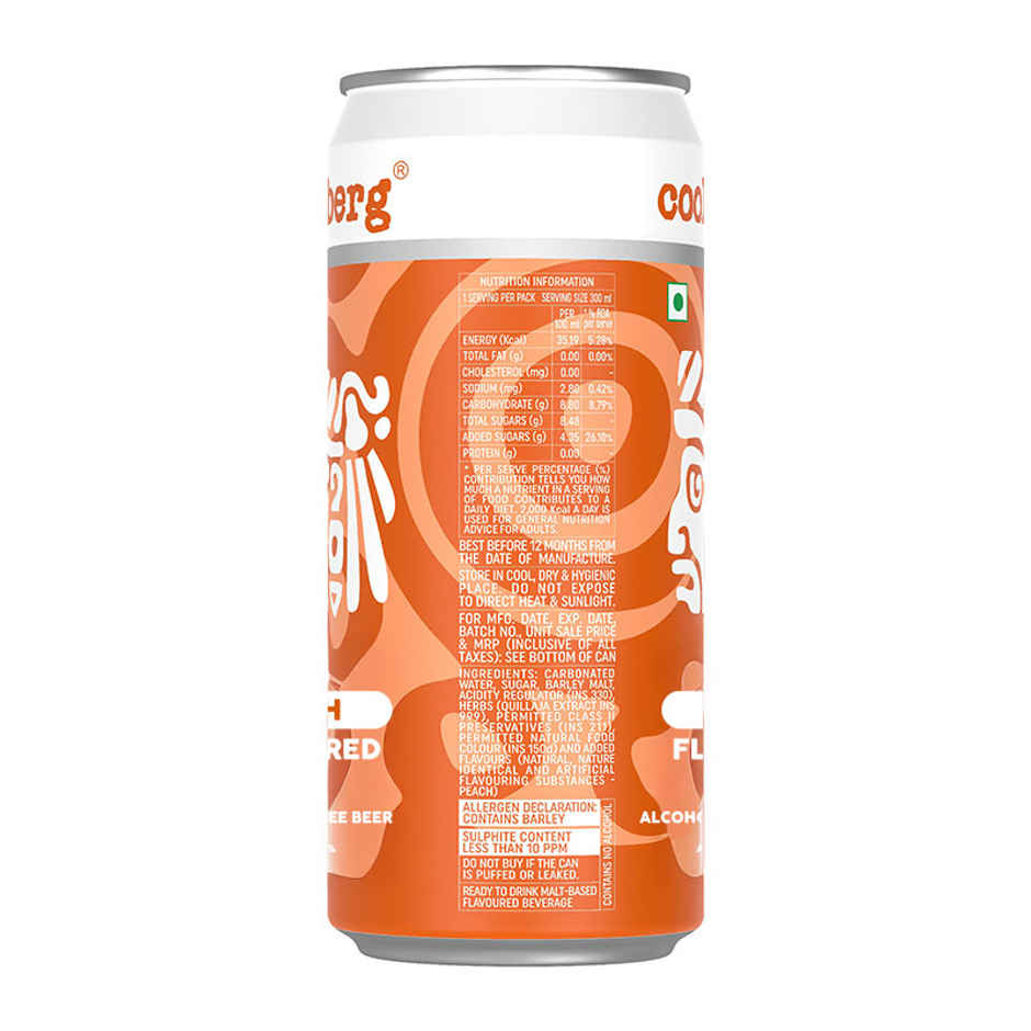 Coolberg Peach Flavoured Non Alcoholic Beer