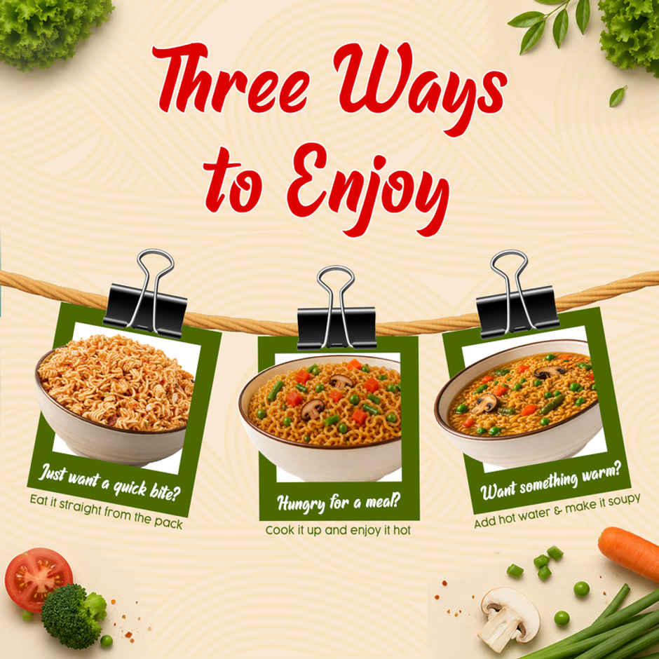 Wai Wai Ready to Eat Noodles | Veg | 6 in 1