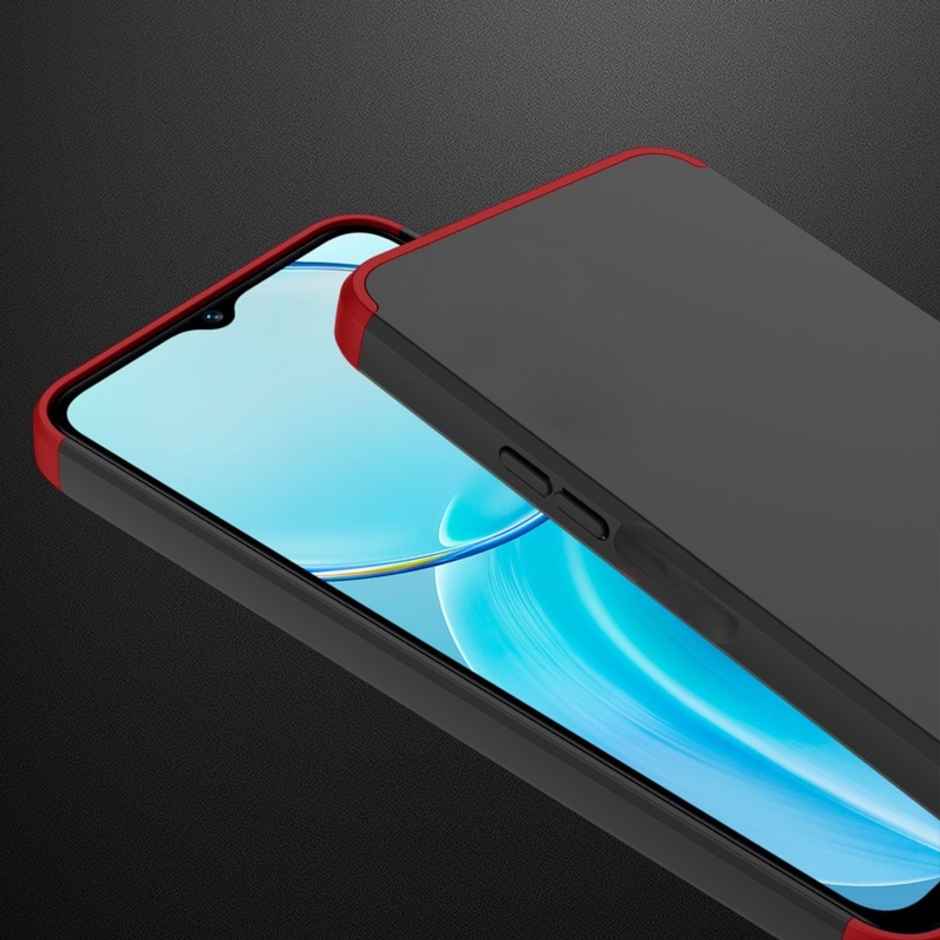 Kwine Case Samsung Galaxy A54 5G Back Cover - 360 Degree Case - Red Color