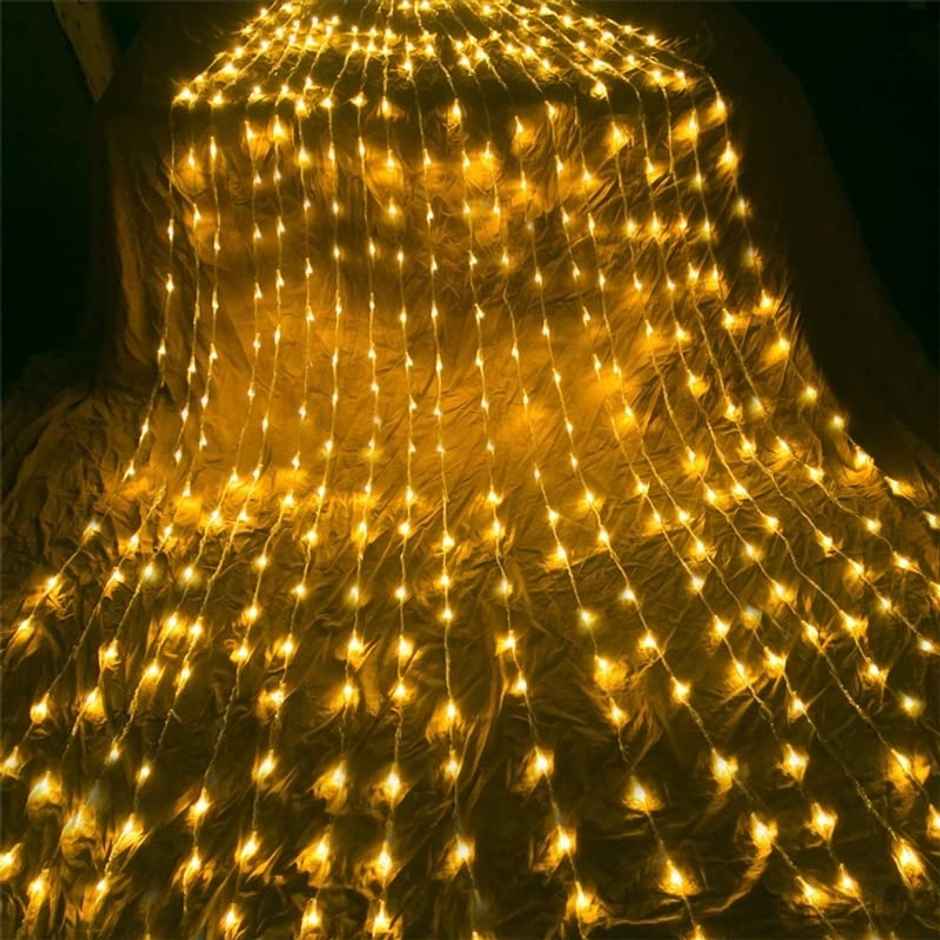 Waterfall Curtain Curved LED Decorative Lights - Warm White | Low Power