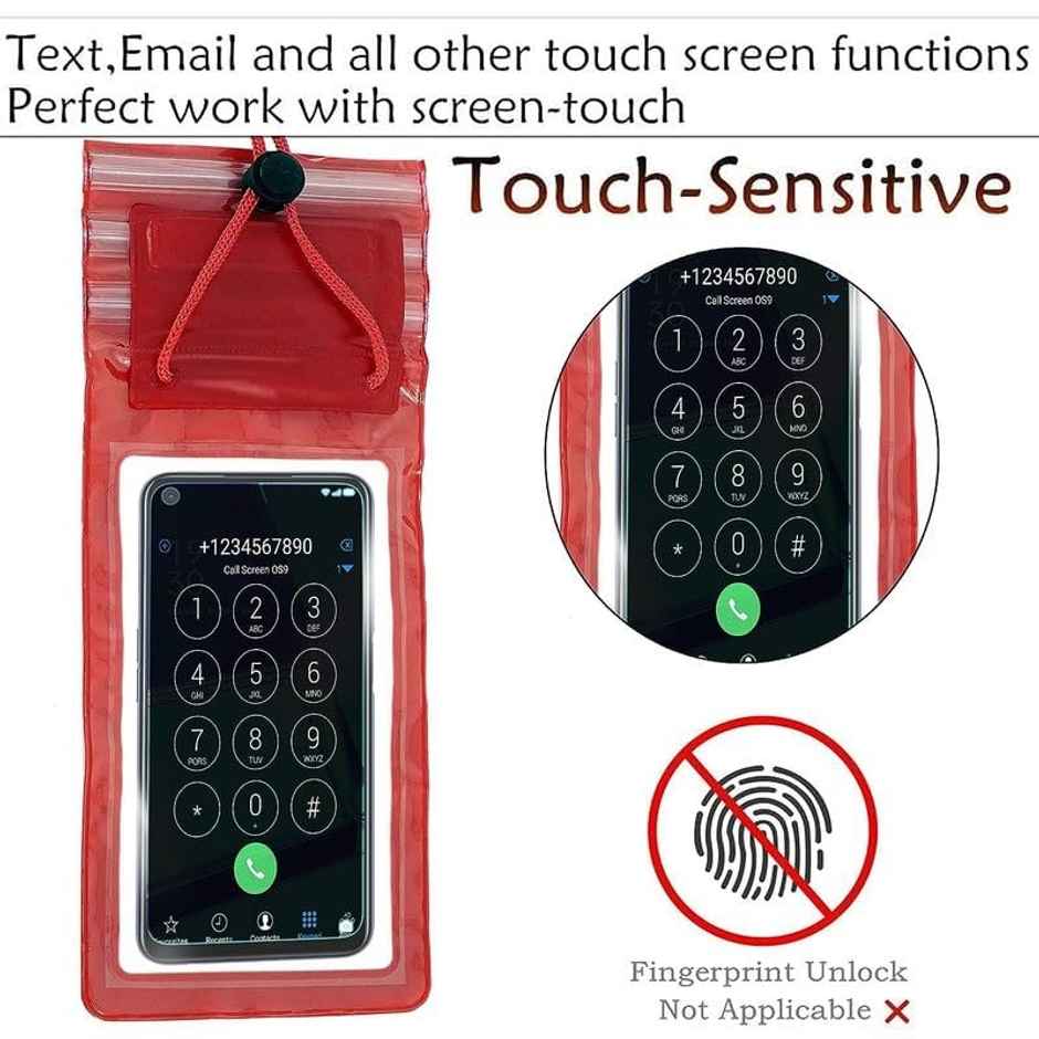Daluci Waterproof Mobile Pouch | Transparent | Fits 7 Inch