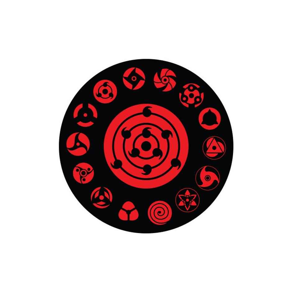 House of Festivals Mirror Wheel Eye - Sticker