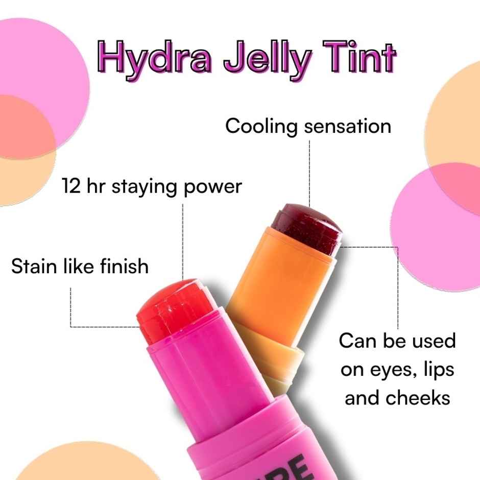 Type Beauty Inc Zit Quit Hydra Jelly Tint | For Cheeks - Lips and Eyes| Black Cherry 84