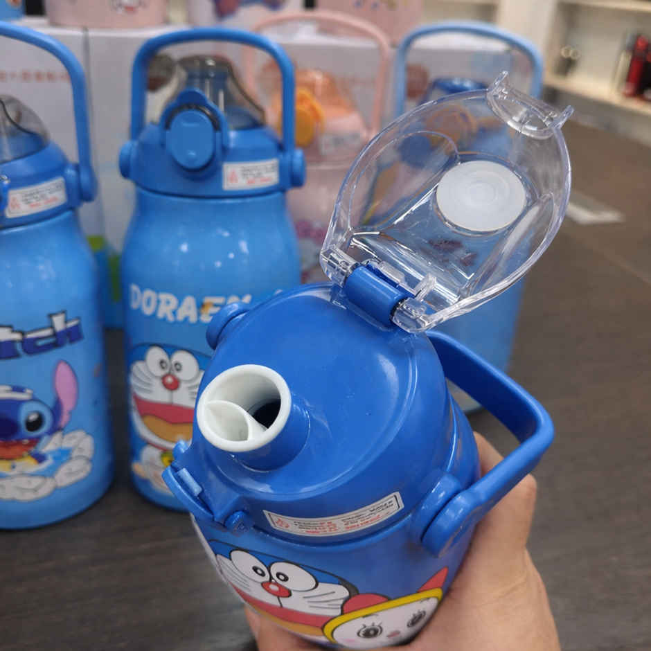 DesignLand Doraemon Water Bottle | Blue | 600 ml