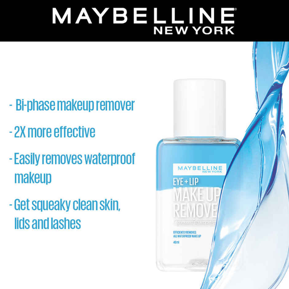 Maybelline New York Eye + Lip Makeup Remover