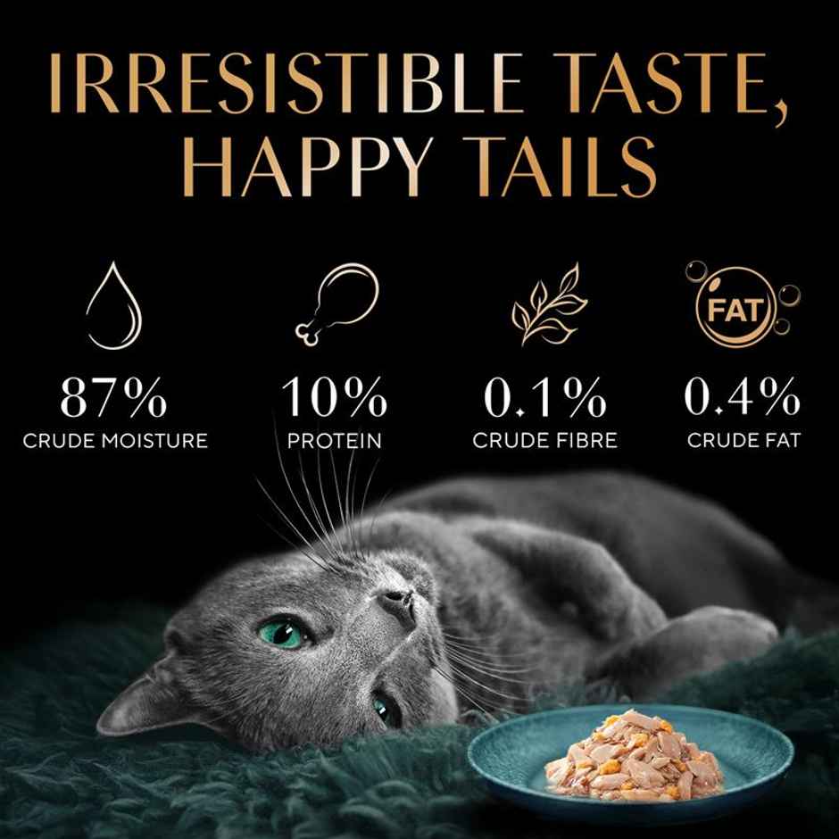 Sheba Rich Adult Skipjack & Salmon Flavour Wet Cat Food Combo  