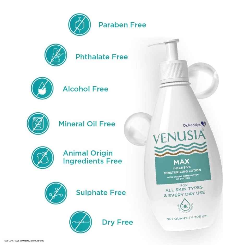 Venusia Max Intensive Moisturizing Lotion 300mL