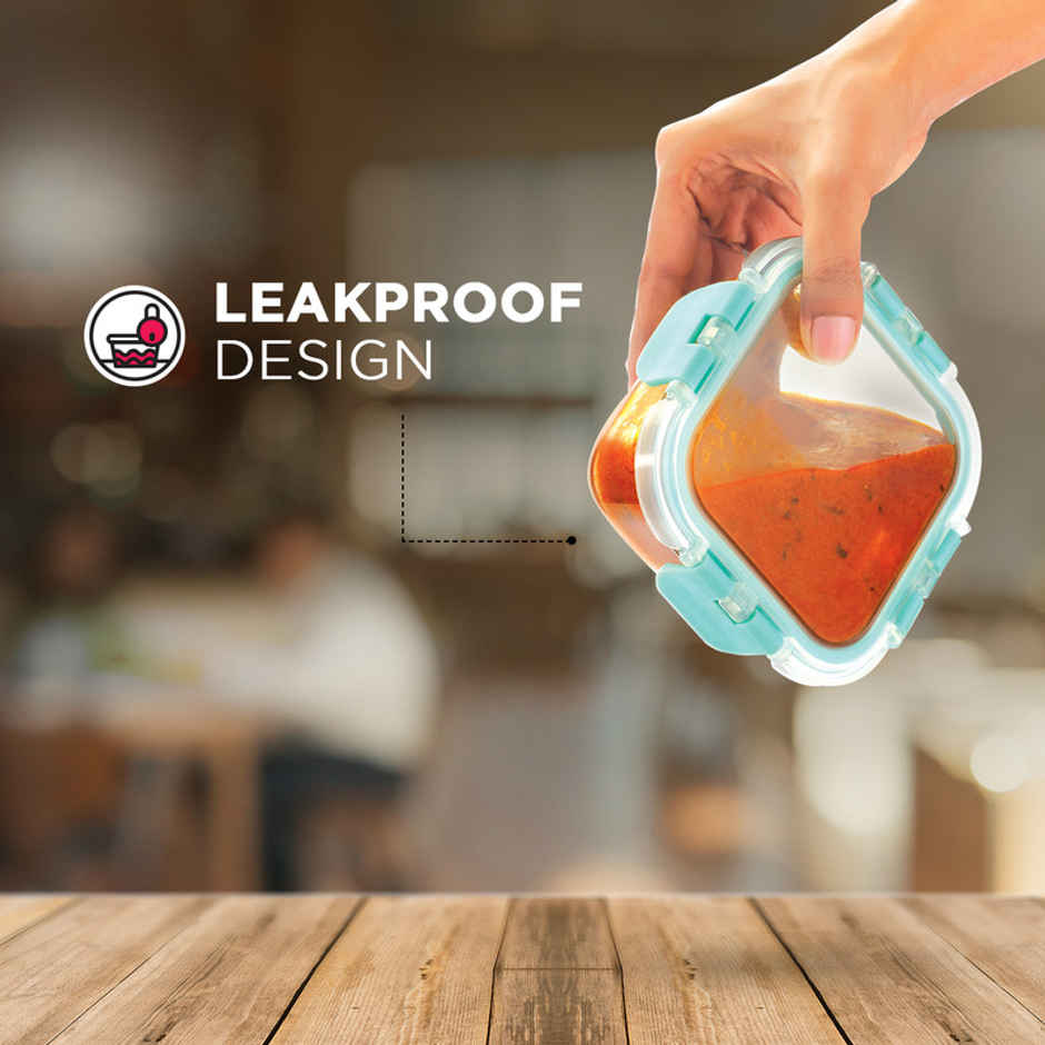 Allo Glass Container with Lid Lock | 310 ml