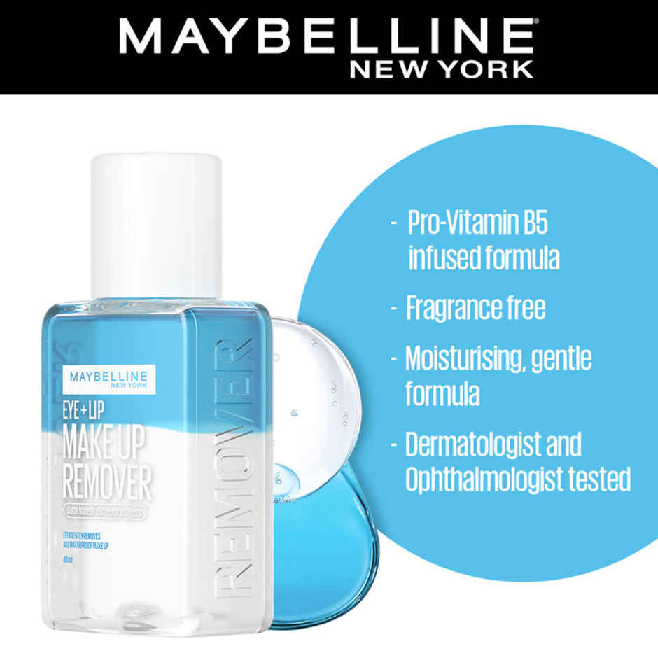 Maybelline New York Eye + Lip Makeup Remover