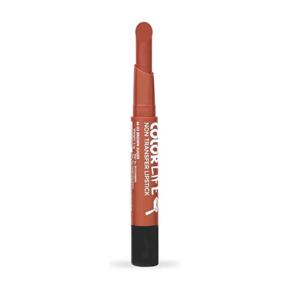 Teen.Teen Color Life Nontransfer Lipstick With Primer - Brown Suger