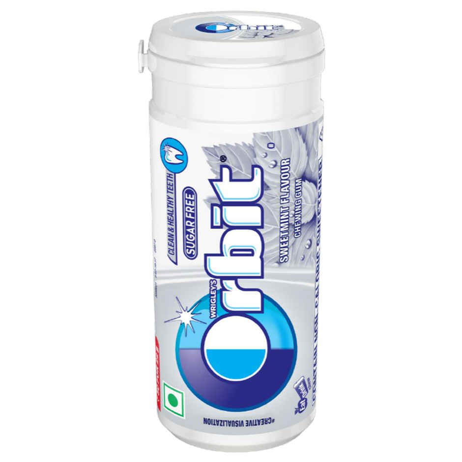 Orbit Sugar Free Sweetmint Chewing Gum Tube Combo