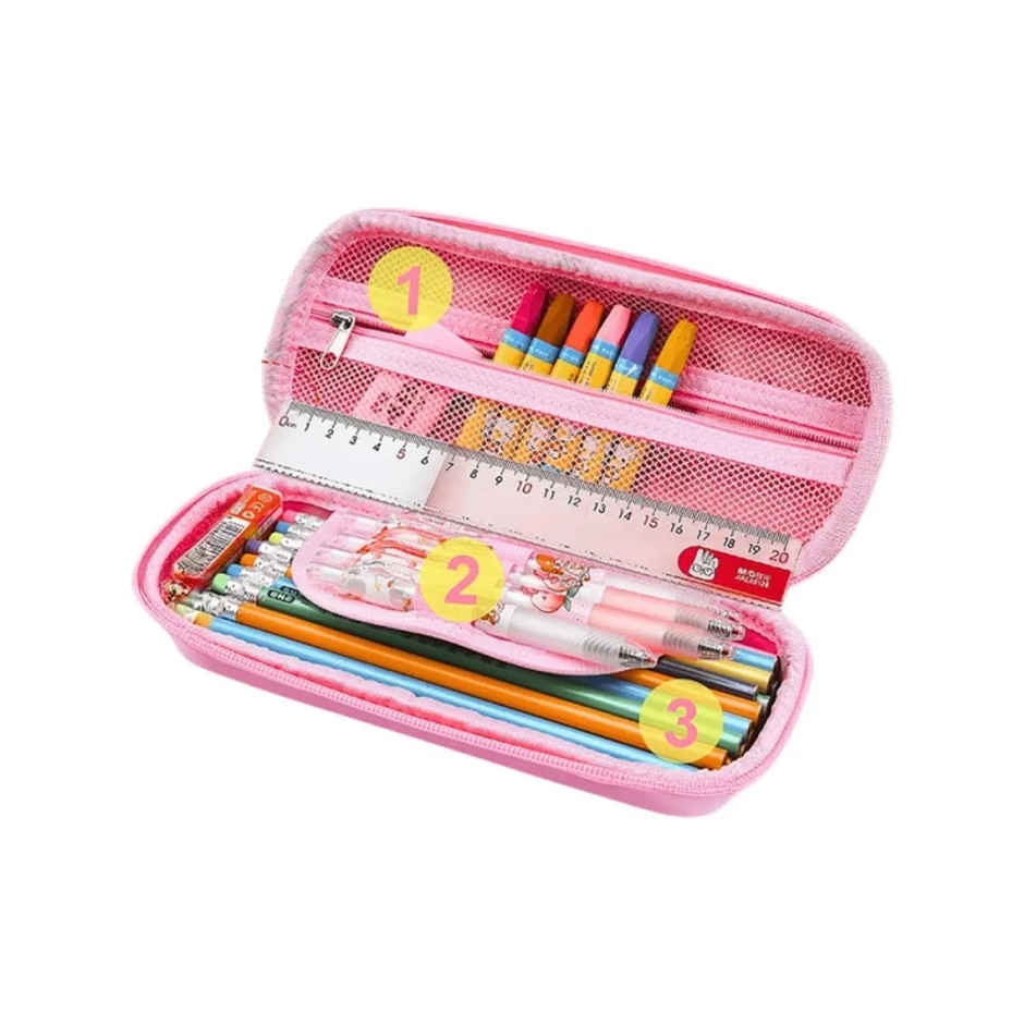Fablue 3D Magical Unicorn Pencil Pouch | Light Purple