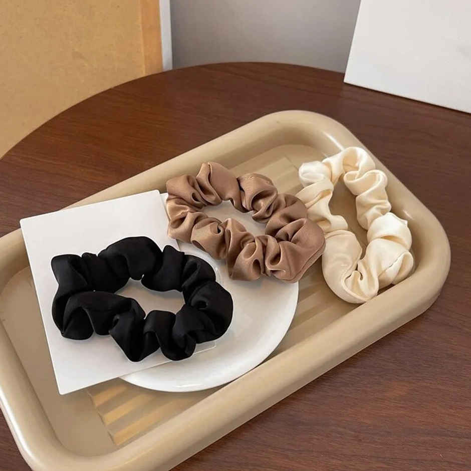 Jewels Galaxy Multicolor Daily-Use Satin Scrunchies