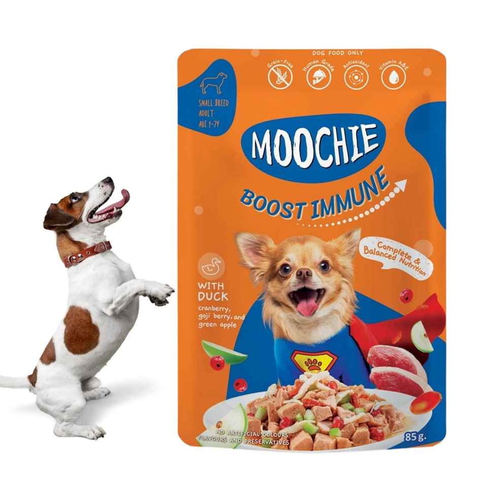 Moochie Dog Wet Food - Boost Immune - Casserole With Duck Gravy | Grain-Free