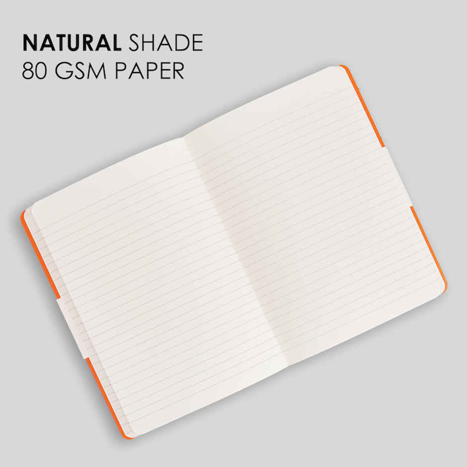 myPAPERCLIP - NeoBasic Notebook, Centre Thread Sewn, 160 Pages - B5 - Ruled - Red Colour