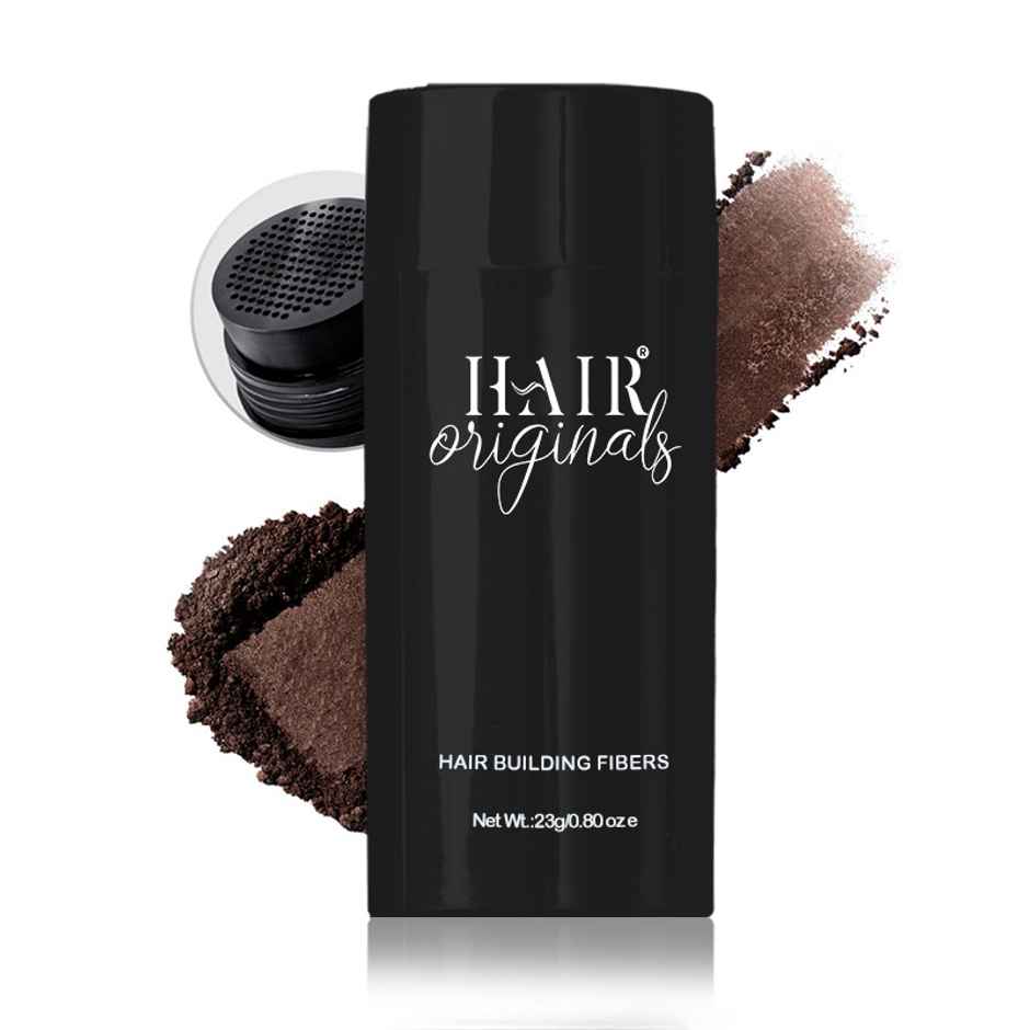 HairOriginals Hair Fibres For Thinning Hair Hair Thickening Fibers Natural Brown