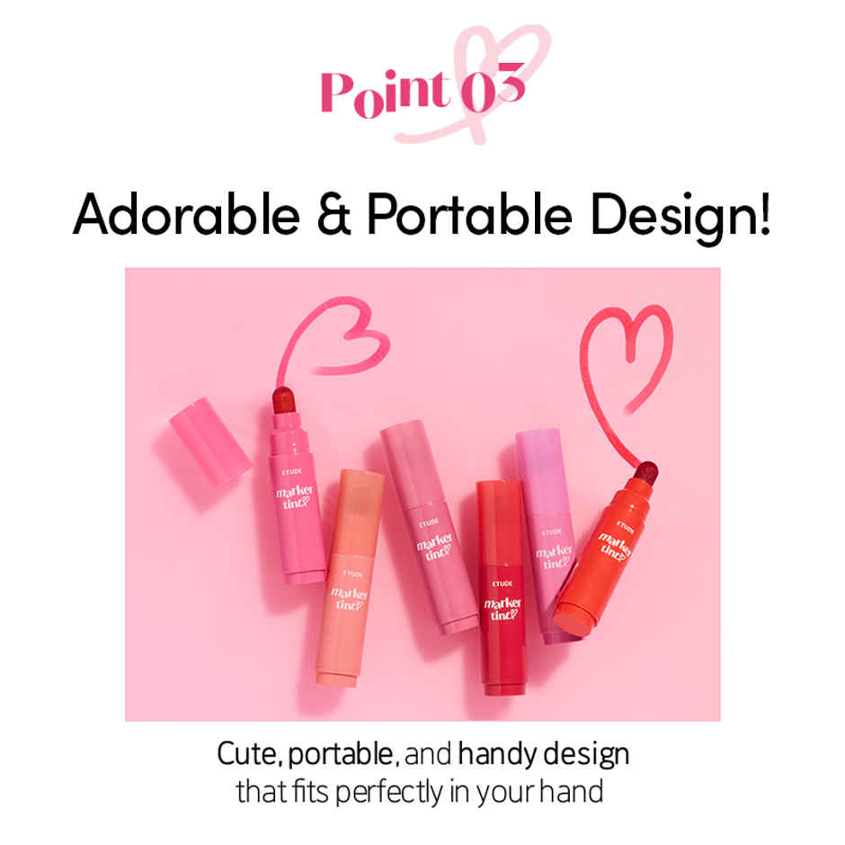 ETUDE Dear Darling Marker Tint | 04 Milk Strawberry
