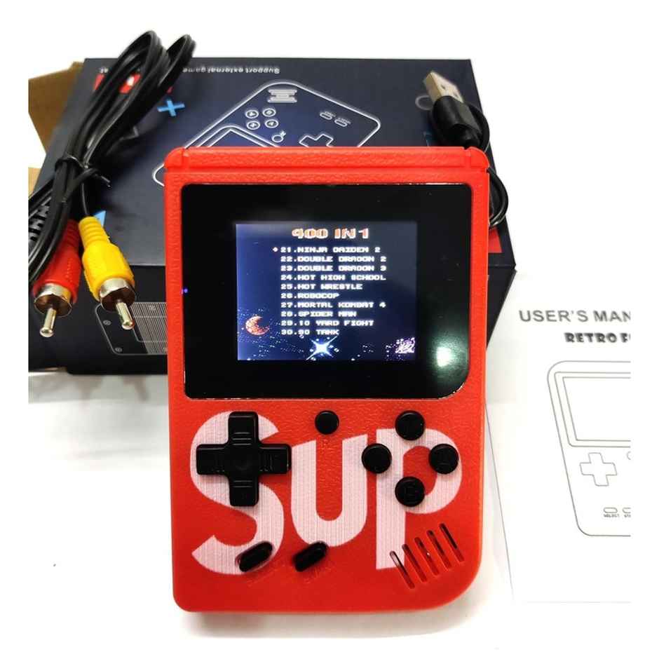 Fablue Rechargeable Pocket Video Game for Kids - 400 in 1 Retro Game Toy for Kids - Multicolor