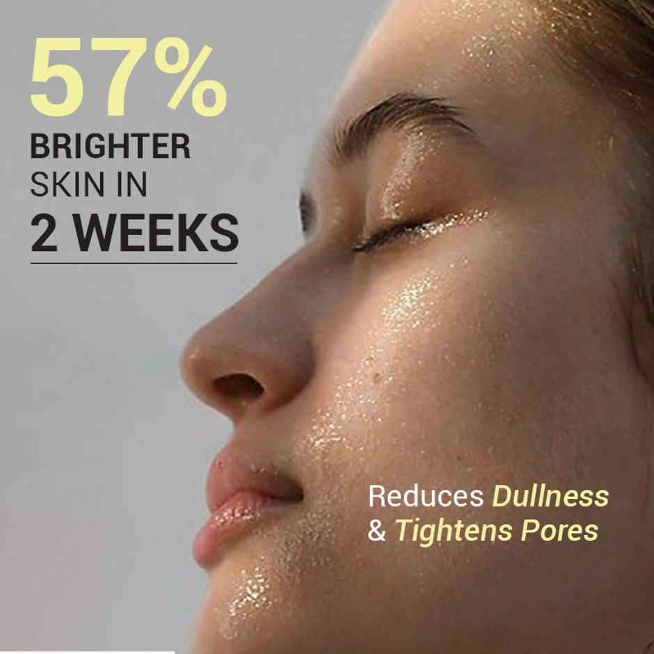 SEREKO Vitamin C Brightening Face Toner with Niacinamide, Glycolic Acid and Fruit Extracts | Works on Acne and Tightening Pores