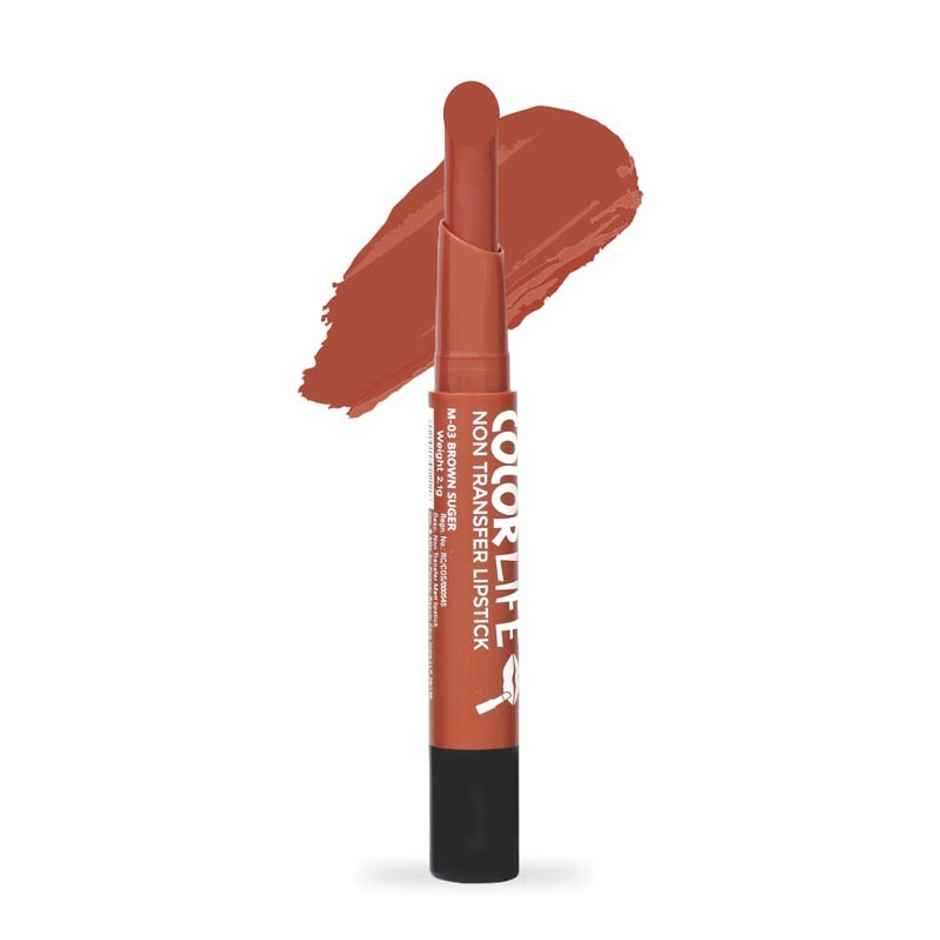 Teen.Teen Color Life Nontransfer Lipstick With Primer - Brown Suger