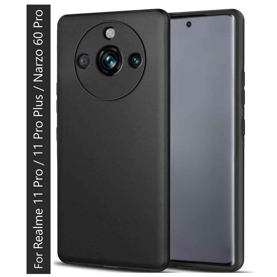 Kwine Case Realme 11 Pro 5G / 11 Pro Plus 5G / Narzo 60 Pro 5G Back Cover - Soft Silicone Case