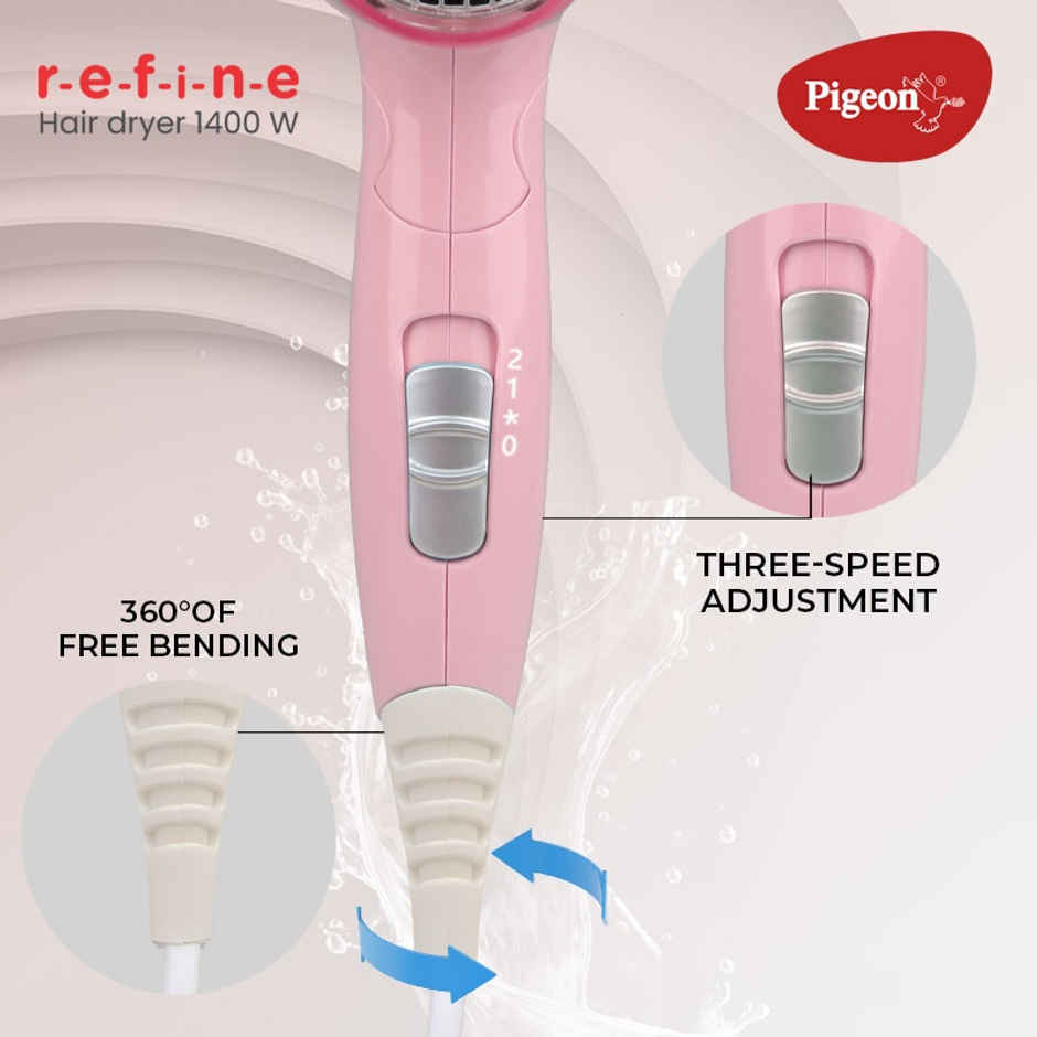 Pigeon Glam Hair Dryer Pink