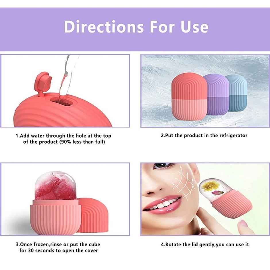 Bronson Professional Ice Facial Roller For Face Eye Neck And Body