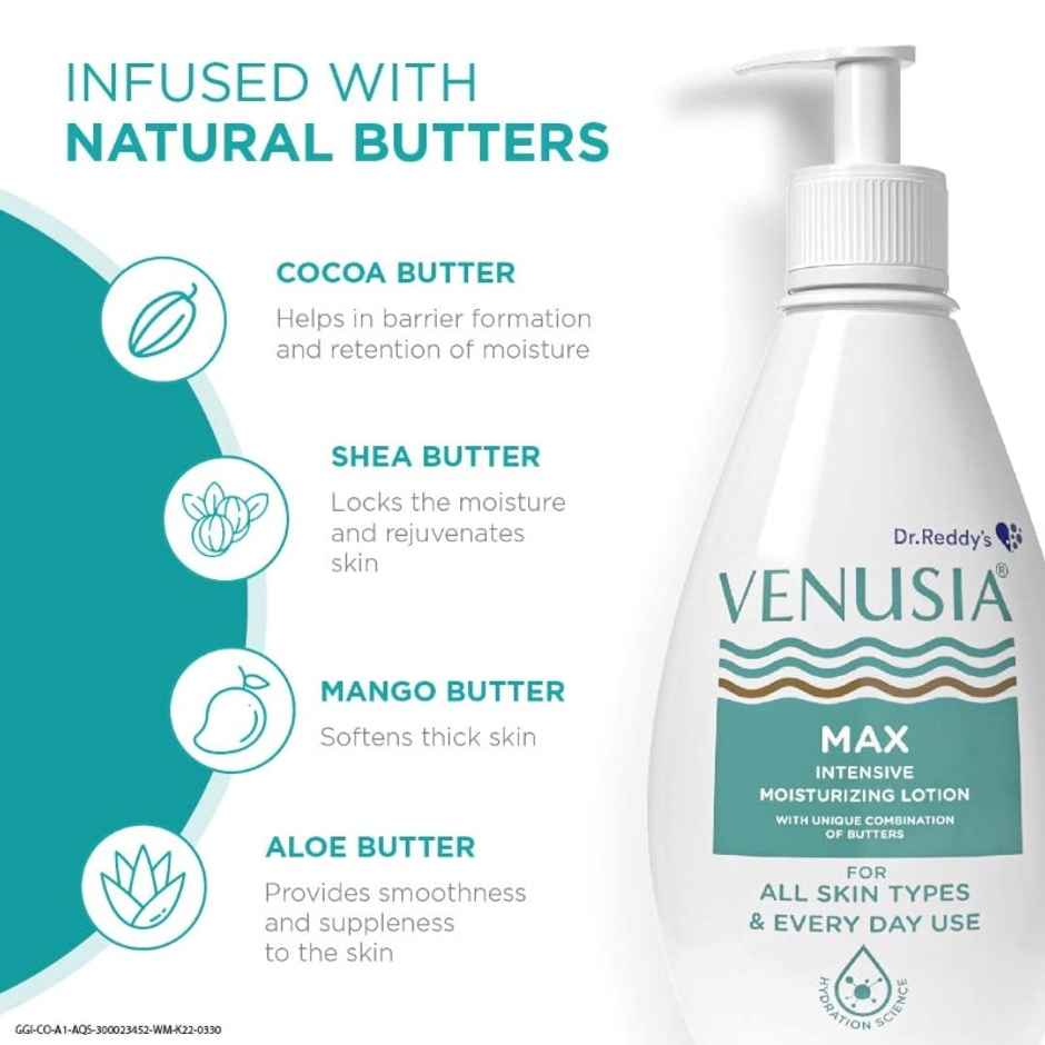 Venusia Max Intensive Moisturizing Lotion 300mL