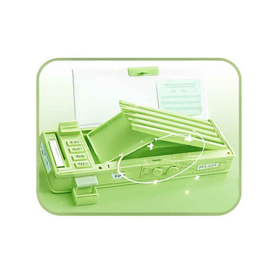 Fablue Pencil Box Magnetic Lock | Green