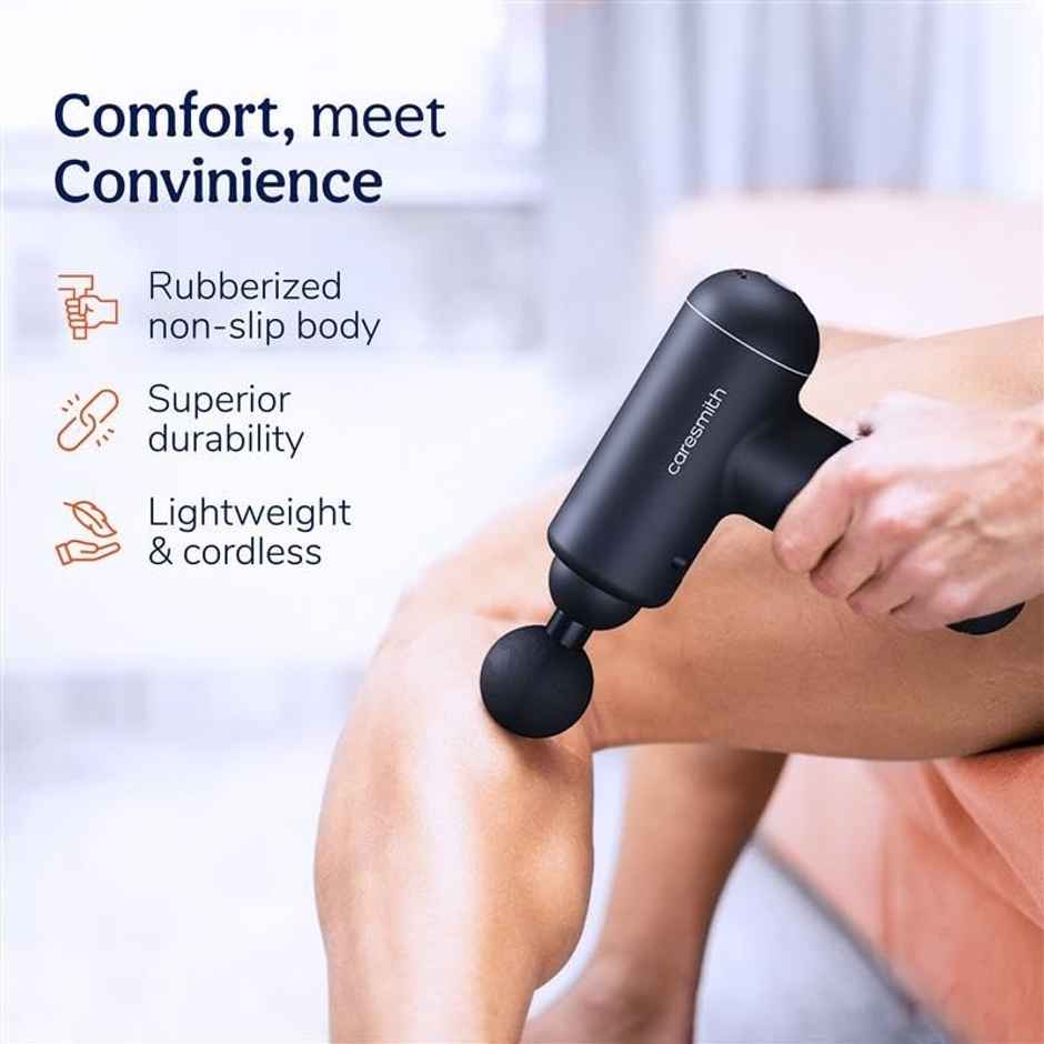 Caresmith Charge Boost Massage Gun True Percussion Massager Machine Pain Relief For Men And Women