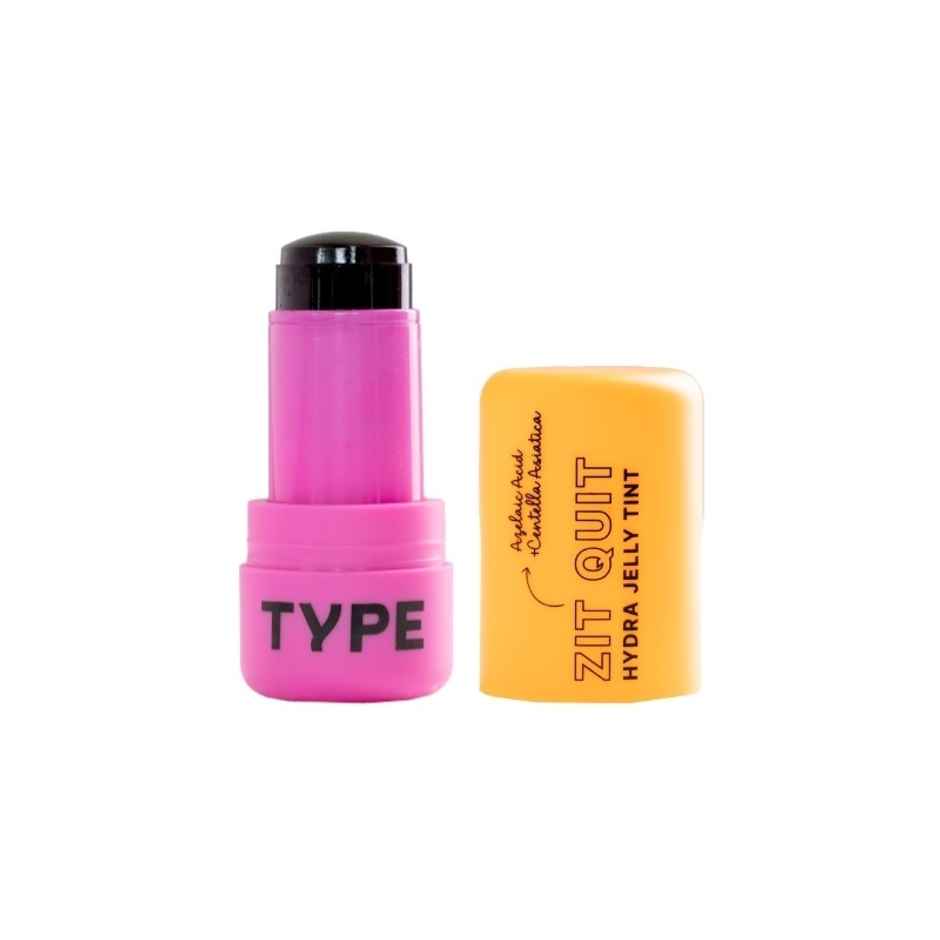 Type Beauty Inc Zit Quit Hydra Jelly Tint | For Cheeks - Lips and Eyes| Black Cherry 84
