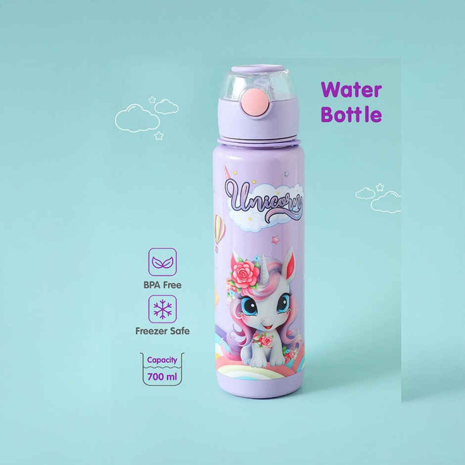 Fablue Unicon Sipper Kids Bottle | Light Purple