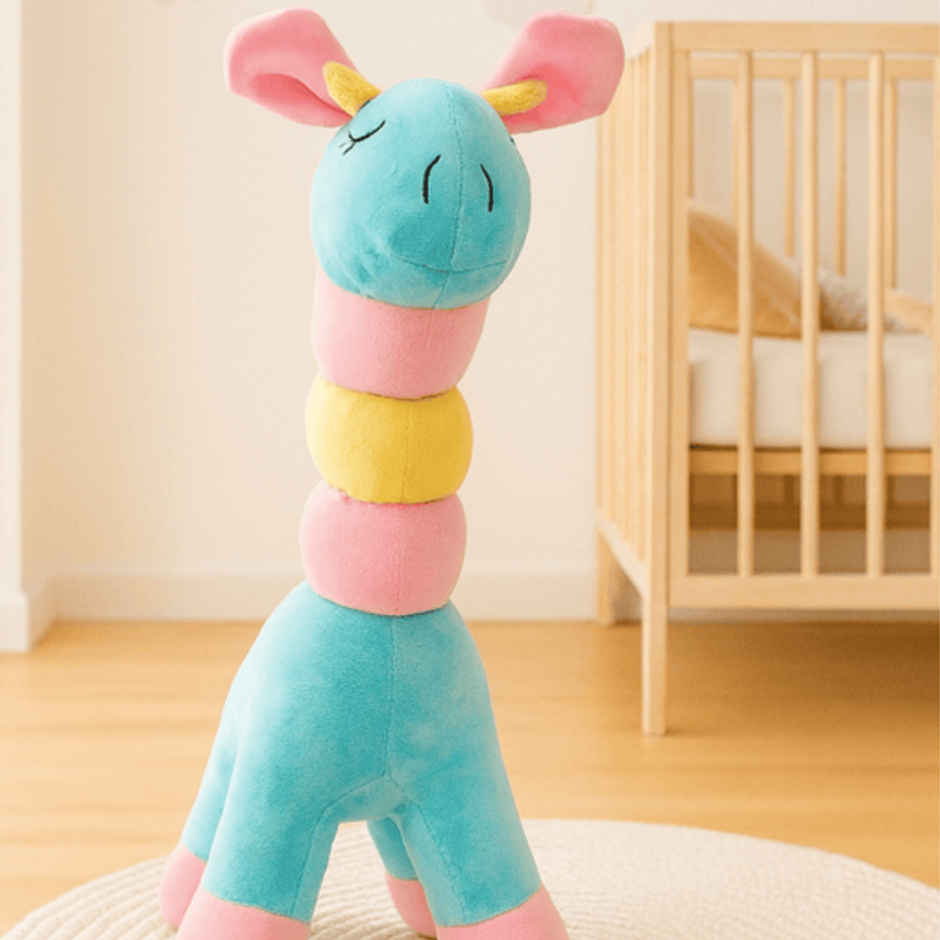 Fablue Adorable Giraffe Soft Toy For Kids - Lightweight And Multifiber Plush Toy