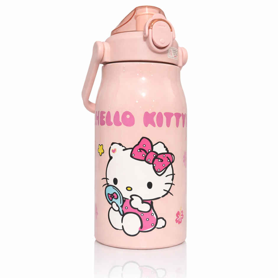 DesignLand Hello Kitty Water Bottle | Pink | 600 ml