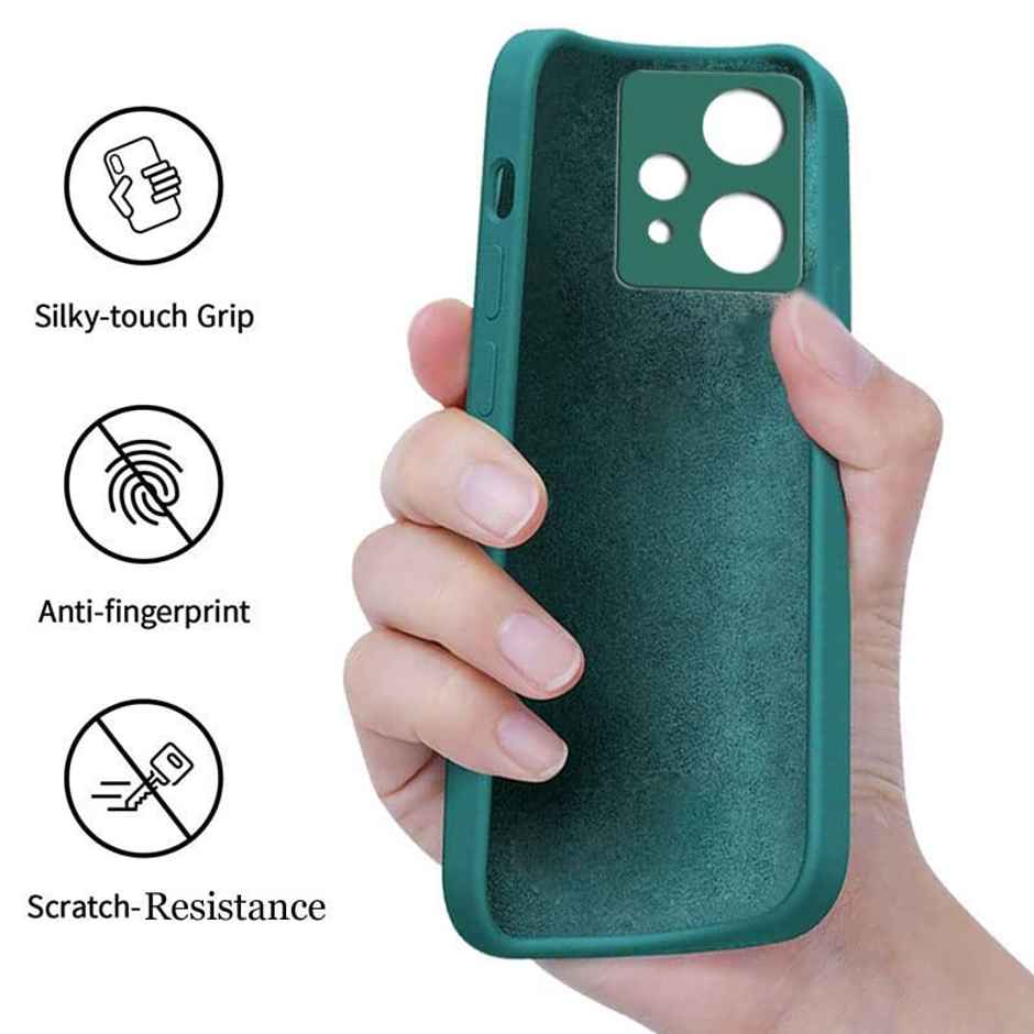 Artistque Case for Realme 9 Pro 5g Back Cover - Plain Liquid Silicone Cover