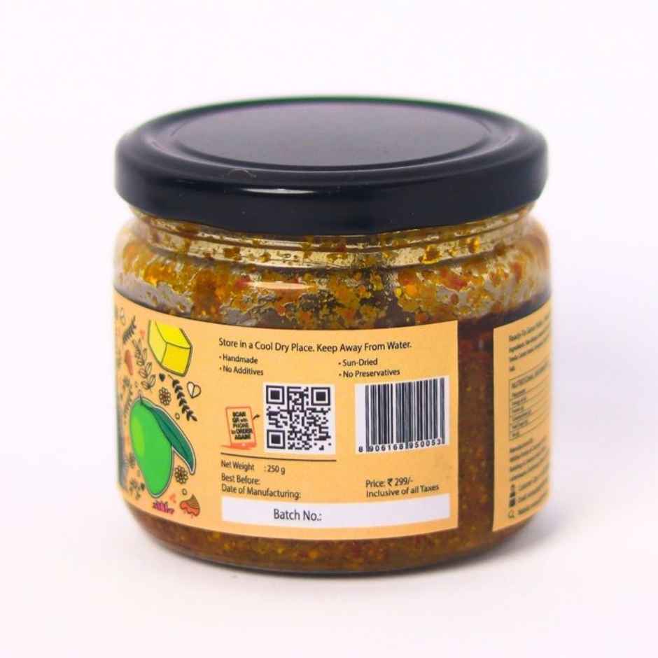 Jhaji Taste of Mithila Special Mango Pickle Bihari Aam ka Aacha